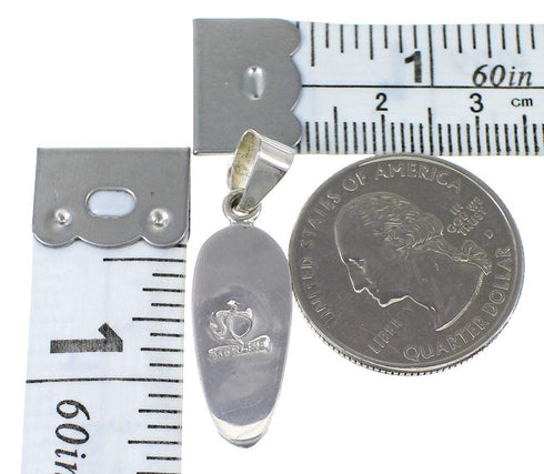 Southwest Sterling Silver Turquoise And Opal Pendant YX77599