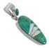 Southwestern Sterling Silver Turquoise And Opal Pendant YX77600