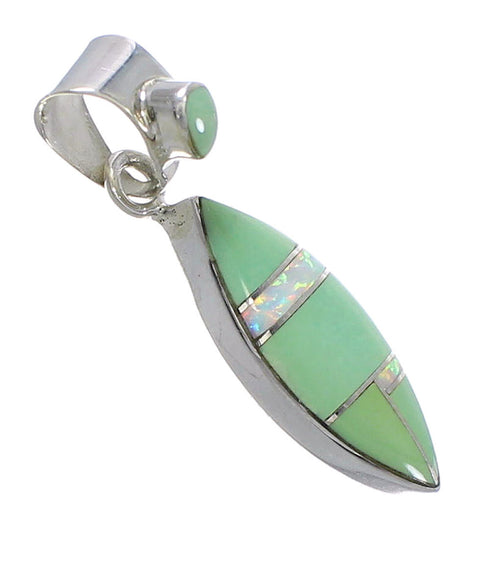 Silver Opal Turquoise Pendant YX77601