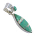 Sterling Silver Opal Turquoise Pendant YX77602