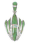 Opal Turquoise Silver Pendant YX77639