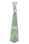 Opal Turquoise Sterling Silver Pendant YX77640