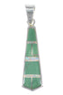 Opal And Turquoise Silver Southwest Pendant YX77645