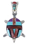 Sterling Silver Multicolor Southwest Turtle Pendant YX77679