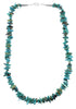 Southwestern Sterling Silver And Turquoise Bead Necklace YX76685