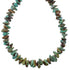 Navajo Native American Sterling Silver Turquoise Bead Necklace YX76981