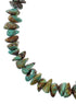 Navajo Native American Sterling Silver Turquoise Bead Necklace YX76981