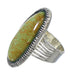 Southwest Turquoise Genuine Sterling Silver Ring Size 5 QX85543