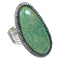 Southwest Silver Turquoise Jewelry Ring Size 5-1/2 QX85554