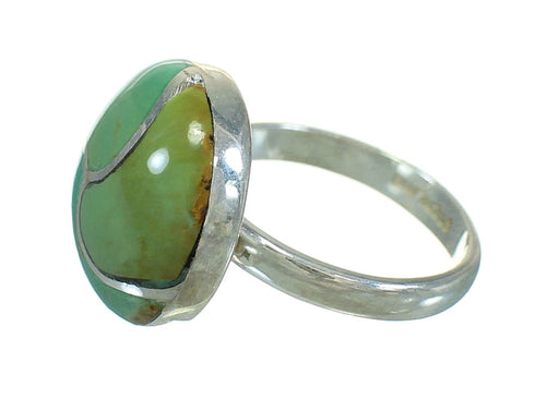 Authentic Sterling Silver Turquoise Southwest Ring Size 4-3/4 AX86309