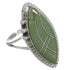 Southwest Sterling Silver Turquoise Inlay Ring