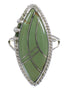 Southwest Sterling Silver Turquoise Inlay Ring