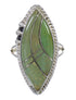 Sterling Silver Turquoise Southwestern Ring Size 5-1/4 YX85642