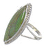 Sterling Silver Turquoise Southwestern Ring Size 5-1/4 YX85642