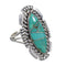 Turquoise Sterling Silver Southwest Ring Size 7-1/4 YX86432