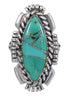 Turquoise Sterling Silver Southwest Ring Size 7-1/4 YX86432