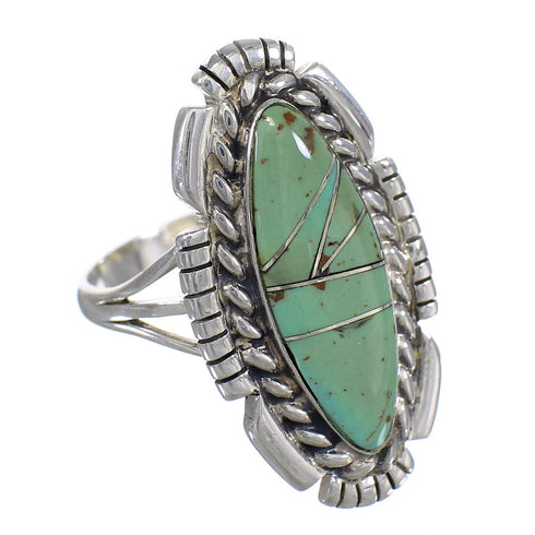 Turquoise Genuine Sterling Silver Jewelry Ring