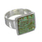 Turquoise Southwest Genuine Sterling Silver Ring Size 5 YX86570