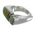 Authentic Sterling Silver Southwestern Turquoise Inlay Ring Size 5-1/2 QX83993