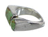Southwest Sterling Silver Turquoise Inlay Ring Size 6-1/4 QX84000