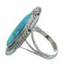 Turquoise Authentic Sterling Silver Southwest Ring Size 7-3/4 QX85120