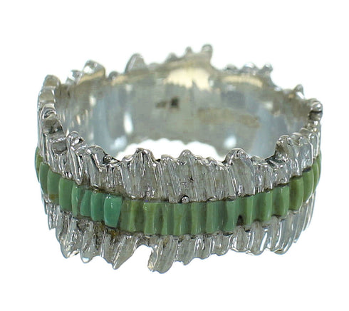 Southwest Sterling Silver Turquoise Ring Size 6-1/4 QX85849