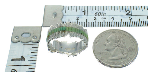 Southwest Sterling Silver Turquoise Ring Size 6-1/4 QX85849