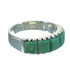 Authentic Sterling Silver Southwest Turquoise Jewelry Ring Size 7-1/4 AX85053