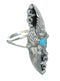Authentic Sterling Silver Southwest Turquoise Ring Size 6-1/4 QX85270