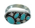 Sterling Silver Turquoise Opal Ring Size 5-1/4 UX84109