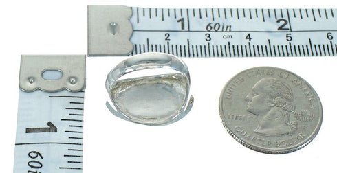 Sterling Silver Turquoise Opal Ring Size 5-1/4 UX84109