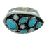 Turquoise And Opal Genuine Sterling Silver Ring Size 8-1/2 UX84178