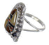 Multicolor Authentic Sterling Silver Ring Size 6 RX84139