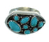 Turquoise Southwest Authentic Sterling Silver Ring Size 8-1/2 QX84666