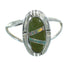 Authentic Sterling Silver Southwestern Turquoise Opal Ring Size 4-1/2 QX83475