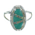 Genuine Sterling Silver Southwestern Turquoise Opal Ring Size 5-1/4 QX83477