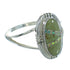Southwestern Sterling Silver Turquoise Opal Ring Size 5 QX83481