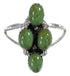 Turquoise Genuine Sterling Silver Southwest Ring Size 5 YX84457
