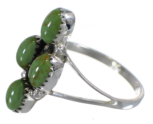 Turquoise Genuine Sterling Silver Southwest Ring Size 5 YX84457
