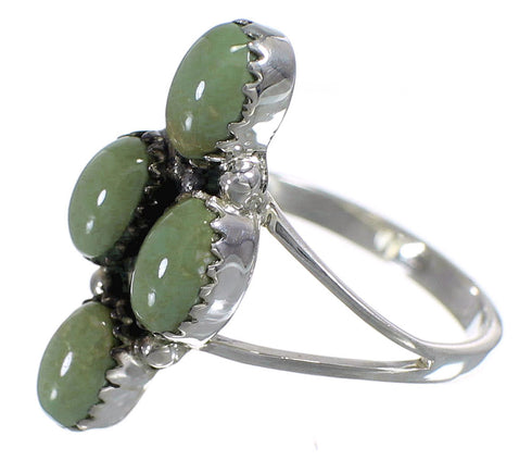 Authentic Sterling Silver Turquoise Southwest Ring Size 7 YX84467