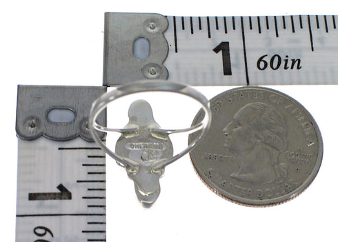 Genuine Sterling Silver Turquoise Southwest Ring Size 6 YX84465