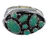 Southwestern Turquoise And Sterling Silver Ring Size 6-1/4 YX84534