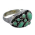 Southwest Silver And Turquoise Ring Size 5-1/4 YX84559