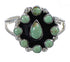 Southwestern Authentic Sterling Silver And Turquoise Ring Size 6-1/2 YX85298