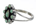 Southwestern Authentic Sterling Silver And Turquoise Ring Size 6-1/2 YX85298