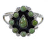 Turquoise Southwest Sterling Silver Ring Size 4-1/2 YX85301