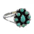 Genuine Sterling Silver Southwest Turquoise Ring Size 4-1/2 YX85313