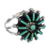 Turquoise Sterling Silver Southwest Needlepoint Ring Size 8-1/2 QX84993