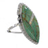 Southwest Sterling Silver Turquoise Opal Ring Size 6-1/2 QX85866