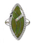 Turquoise Opal Sterling Silver Southwest Ring Size 4-1/2 QX85875